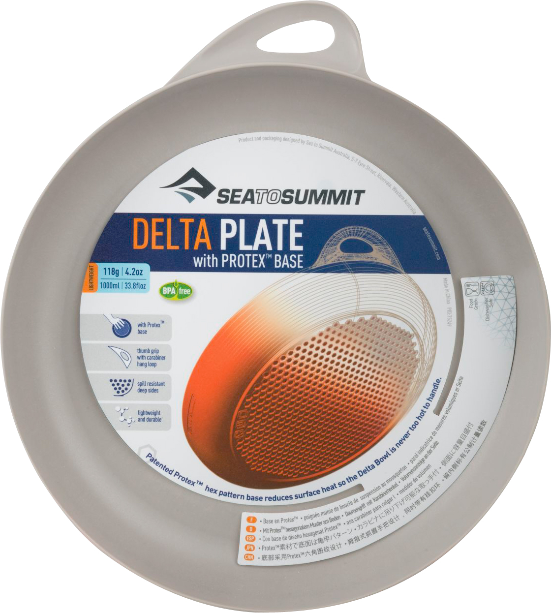 Sea to Summit Delta Plate Teller blau 1 Liter