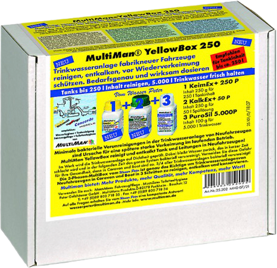 MultiMan MultiBox YellowBox 250 Trinkwasser Entkalkung