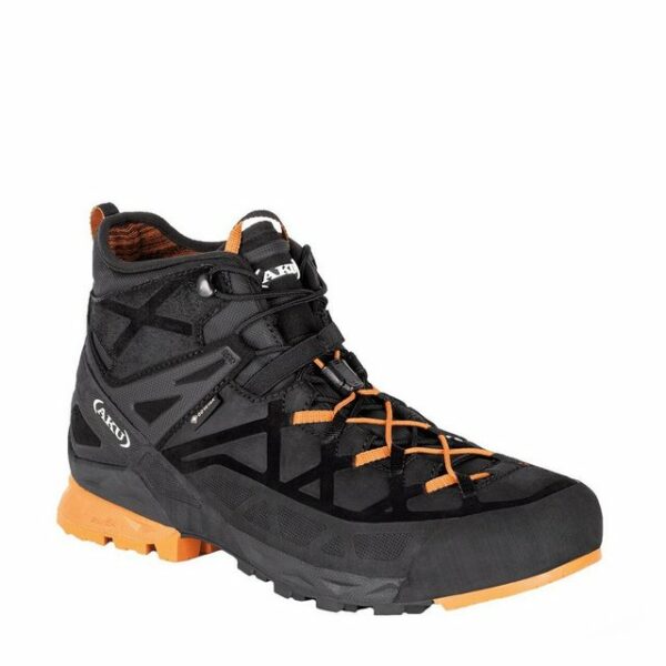 AKU AKU Herren Trekking- und Outdoorstiefel ROCK DFS Mid GTX 718-108 schwarz/orange Wanderschuh