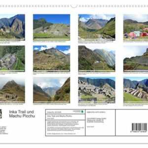 CALVENDO Wandkalender Inka Trail und Machu Picchu, Trekking zur berühmten Inkastadt (Premium, hochwertiger DIN A2 Wandkalender 2023, Kunstdruck in Hochglanz)