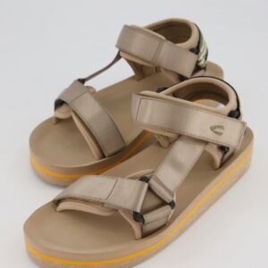 Camel Active, Trekking-Sandalen, Glanzoptik, Klettverschluss