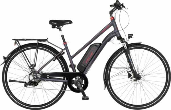 Fischer E-Bike Trekking Viator 1.0 Damen 28 Zoll 8-Gang 422 Wh grau 62465