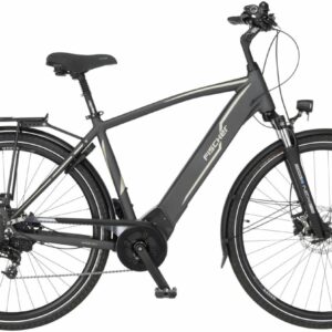 Fischer E-Bike Trekking Viator 5.0i-418 Herren 28 Zoll 10-Gang 418 Wh grau