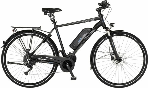 Fischer E-Bike Trekking Viator ETH 1861 Herren 28 Zoll 10-Gang 557 Wh schwarz matt 62495