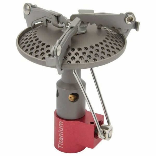 Go System Gaskocher FlyTi Stove Mini Titan Camping Gas Kocher, Trekking Outdoor Faltbar 3kW