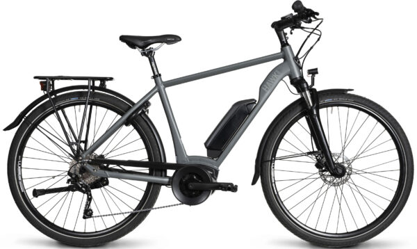 HAWK Bikes E-Bike "E-Trekking 500 Gent", 10 Gang, Shimano, Deore