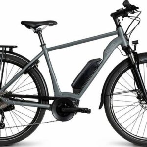 HAWK Bikes E-Bike E-Trekking 500 Gent, 10 Gang Shimano Deore Schaltwerk, Kettenschaltung, Mittelmotor, 500 Wh Akku