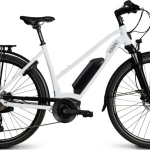 HAWK Bikes E-Bike "E-Trekking 500 Lady", 10 Gang, Shimano, Deore