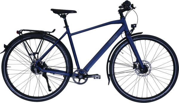 HAWK Bikes Trekkingrad "HAWK Trekking Gent Super Deluxe Ocean Blue", 8 Gang, Shimano, Nexus Schaltwerk