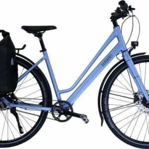 HAWK Bikes Trekkingrad HAWK Trekking Lady Super Deluxe Plus Sky Blue, 8 Gang Shimano Nexus Schaltwerk