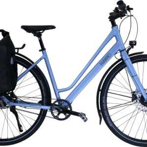 HAWK Bikes Trekkingrad "HAWK Trekking Lady Super Deluxe Plus Sky Blue", 8 Gang, Shimano, Nexus Schaltwerk