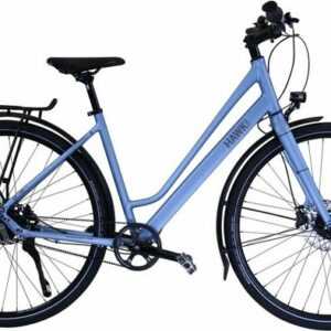 HAWK Bikes Trekkingrad HAWK Trekking Lady Super Deluxe Skye blue, 8 Gang Shimano Nexus Schaltwerk