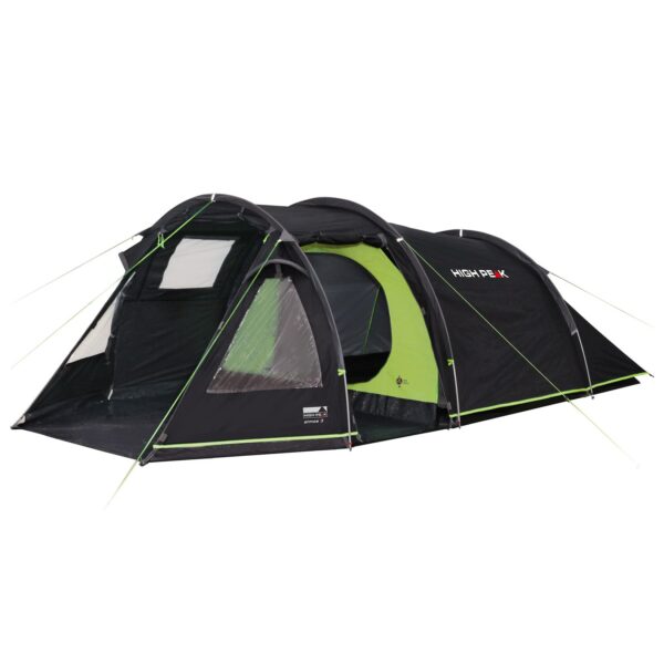 HIGH PEAK Trekking Zelt Atmos 2-3 Personen Camping Tunnel Familien Zelt Apside