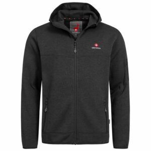 Höhenhorn Steppjacke Höhenhorn Tauren Herren Jacke Fleece Strickjacke Hoody Trekking Strickfleece