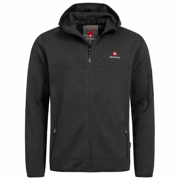 Höhenhorn Steppjacke Höhenhorn Tauren Herren Jacke Fleece Strickjacke Hoody Trekking Strickfleece