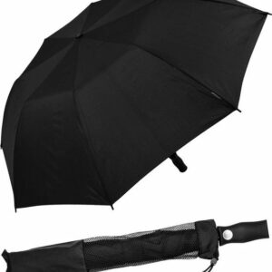 Impliva Taschenregenschirm Falcone® XXL 120 cm Trekking-Schirm Auf-Automatik, stabil und groß