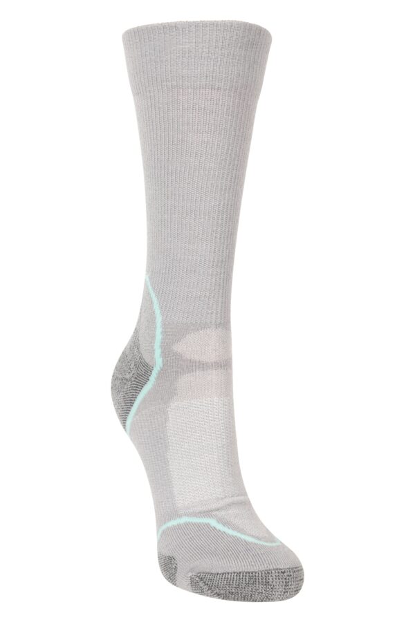 Merino Damen Trekking-Socken - Grau