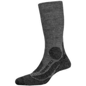 P.A.C. TR 6.1 Trekking Merino Medium Herren Wandersocken (Anthrazit 44-47) Wandersocken