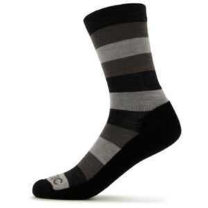 Stoic - Merino Trekking Crew Socks Stripes - Wandersocken Gr 36-38;39-41;45-47 schwarz