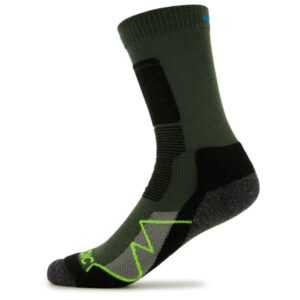 Stoic - Merino Trekking Crew Socks - Wandersocken Gr 36-38 schwarz