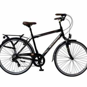 T&Y Trade Cityrad 28 ZOLL Aluminium Herren City Trekking Fahrrad Rad Bike ASTORIA 7, 7 Gang Shimano, Kettenschaltung, Federgabel, 7 Gang, STVO Licht, Seitenständer, Gepäckträger