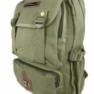 Taschen4life Freizeitrucksack Trekking Canvas Rucksack, T115, Militär Stil, Damen und Herren Segeltuch Stoffrucksack