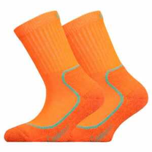 UphillSport - Kid's Kevo Trekking 4L Drytech M4 Merino & Coolmax - Wandersocken Gr 28-30 orange