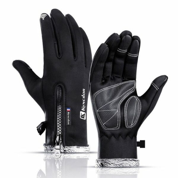 XDeer Fahrradhandschuhe Handschuhe Touchscreen Sporthandschuhe Warme Winddichte Gloves rutschfeste Gloves für Fahrrad Laufen Radfahren Wandern Trekking