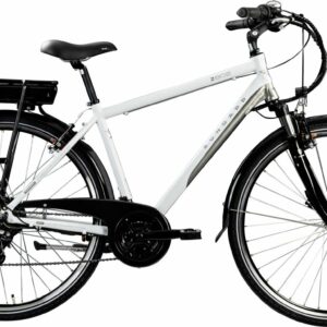 Zündapp E-Bike Trekking Z802 Herren 28 Zoll RH 48cm 21-Gang 374 Wh weiß grau