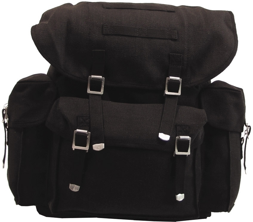 MFH BW Rucksack, Mod., schwarz, mit Träger (wie BW Packtasche)
