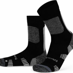 normani Sportsocken 2 Merino Trekking Socken mit Frotteesohle (2 Paar) hochwertige Merinowolle