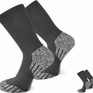 normani Wandersocken 2 Paar Coolmax Trekking-Funktionssocken (Set, 2 Paar) spezielle Polsterung im Fersen- und Ballenbereich