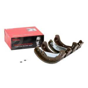 BREMBO Bremsbacken ESSENTIAL LINE mit Handbremshebel S 59 525 Trommelbremsbacken,Bremsbackensatz OPEL,VAUXHALL,Astra H Caravan (A04),Astra G CC (T98)