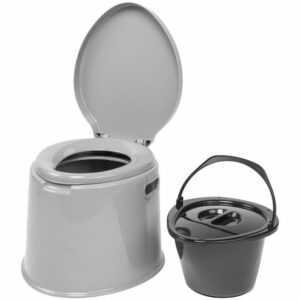 BRUNNER Campingtoilette Campingtoilette Optitoil Kompost Eimer, Toilette Caravan Klo Camping WC