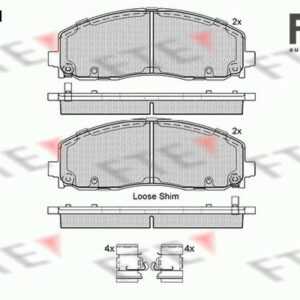 FTE Bremsbeläge Scheibenbremse Vorne Rechts Links für CHRYSLER Grand Voyager V LANCIA Caravan DODGE Journey