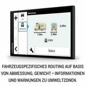 Garmin CAMPER 795 MT-D EU - Navigationsgerät - 7 Zoll Glasdisplay - schwarz Navigationsgerät