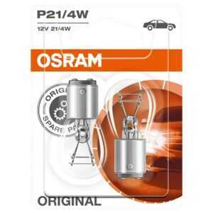 OSRAM Glühlampe, Brems-/Schlußlicht P21/4W 7225-02B VW,AUDI,MERCEDES-BENZ,POLO (9N_),PASSAT Variant (3B6)