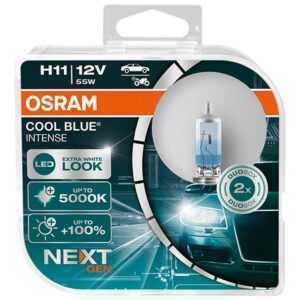 OSRAM Glühlampe, Fernscheinwerfer COOL BLUE® INTENSE (Next Gen) H11 64211CBN-HCB VW,AUDI,MERCEDES-BENZ,Golf V Schrägheck (1K1),TOURAN (1T1, 1T2)