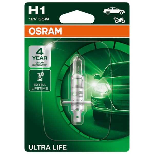 OSRAM Glühlampe, Fernscheinwerfer VW,AUDI,MERCEDES-BENZ 64150ULT-01B