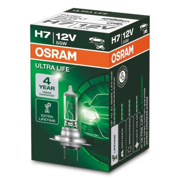 OSRAM Glühlampe, Fernscheinwerfer VW,AUDI,MERCEDES-BENZ 64210ULT