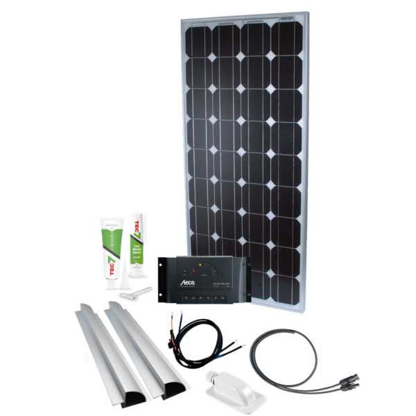 Phaesun Solar Caravan Kit Base Camp Perfect PRS15 110 W, 12 V inkl. 15 A Solarladeregler