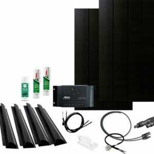 Phaesun Solaranlage Caravan Kit, Sun Pearl 200 W, 100 W, Monokristallin, (Komplett-Set)