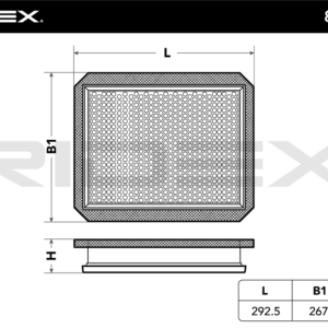 RIDEX Luftfilter Filtereinsatz 8A0035 Motorluftfilter,Filter für Luft OPEL,VAUXHALL,ZAFIRA B (A05),Astra H Caravan (A04),Astra H Schrägheck (A04)