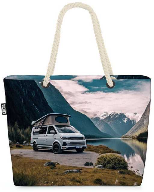 VOID Strandtasche (1-tlg), Caravan California Wohnmobil See reisen berge camping camper mobil ze