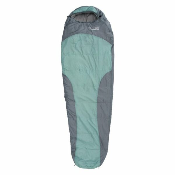 Lumaland Mumienschlafsack Where Tomorrow Camping Schlafsack mit Tasche, wasserabweisend Wärmekragen atmungsaktiv 230x80x55