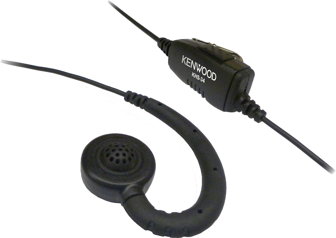 Das Kenwood KHS-34 mit Ohrbügel und Mikrofon besticht durch besten Klang und hervorragender Sprachverständlichkeit. Es ist klein