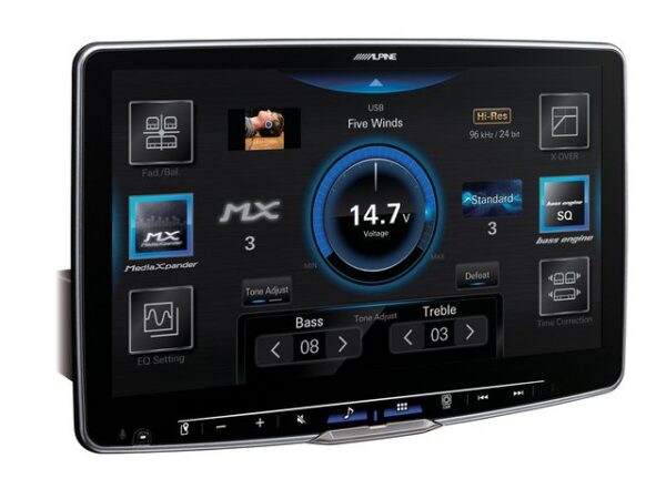 ALPINE iLX-F115DU8S Autoradio mit schwenkbarem Autoradio