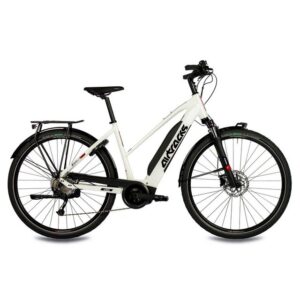 Airtracks E-Bike 28 Zoll Damen E-Bike BOSCH Trekking LUMINA ACTIVE PLUS LINE 500 Wh, 9 Gang, Kettenschaltung, Mittelmotor, 500 Wh Akku, Trekking Fahrrad SHIMANO ALIVIO 45cm 50cm - 2023