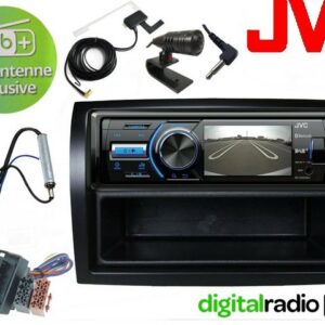 DSX JVC TFT Bluetooth DAB+ USB Radio für Fiat Ducato Autoradio (Digitalradio (DAB), 45 W)