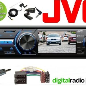 DSX JVC TFT Bluetooth DAB+ USB Radio für Opel Astra G Autoradio (Digitalradio (DAB), 45 W)